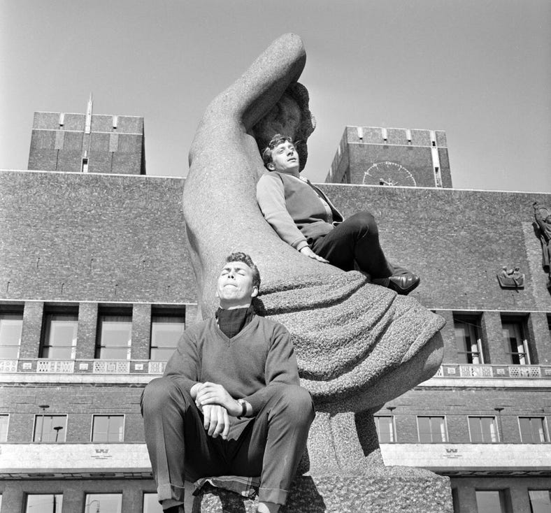 Emil Lies kvinneskulpturer 1953 - 1955